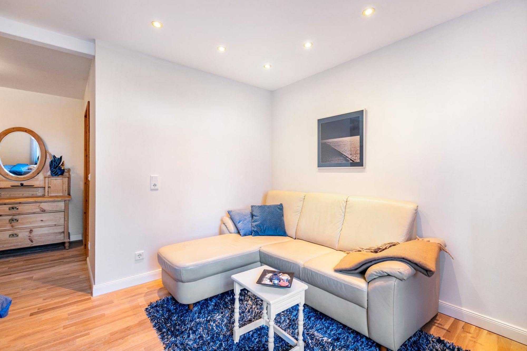 Blauquarz Und Rauchquarz Apartment Reußenköge Bagian luar foto