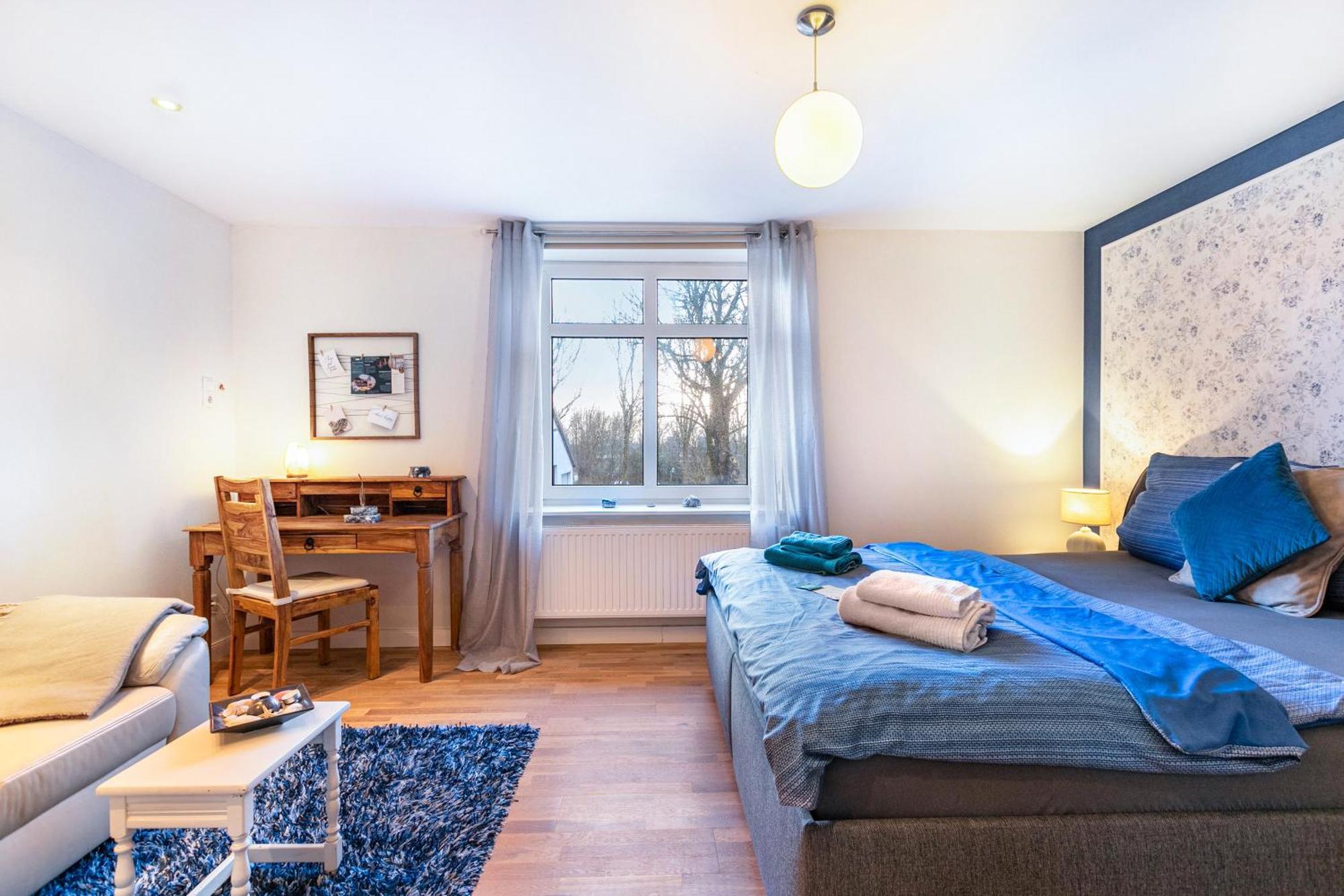 Blauquarz Und Rauchquarz Apartment Reußenköge Bagian luar foto